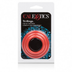 CALEXOTICS - JUEGO DE TRI-RINGS ROJO