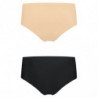 BYE-BRA - PAQUETE DE 2 BRAGUITAS SIN COSTURAS TALLA XL