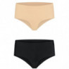 BYE-BRA - PAQUETE DE 2 BRAGUITAS SIN COSTURAS TALLA S