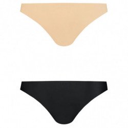 BYE BRA PACK 2 BRASILEÑAS NEGRAS Y BEIGE XL