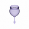 SATISFACTOR - COPA MENSTRUAL FEEL GOOD MORADA 15 + 20 ML