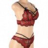 SUBBLIME - CONJUNTO DE DOS PIEZAS: TOP DE ENCAJE Y BRAGUITAS, TALLA L/XL