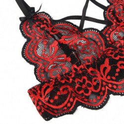 SUBBLIME - CONJUNTO DE DOS PIEZAS: TOP DE ENCAJE Y BRAGUITAS TALLA S/M