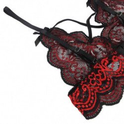 SUBBLIME - CONJUNTO DE DOS PIEZAS: TOP DE ENCAJE Y BRAGUITAS TALLA S/M