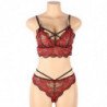SUBBLIME - CONJUNTO DE DOS PIEZAS: TOP DE ENCAJE Y BRAGUITAS TALLA S/M