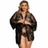 SUBBLIME - BATA DE ENCAJE CON MANGAS ACAMPANADAS QUEEN PLUS