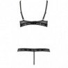 PASSION KYOUKA SET DOS PIEZAS NEGRO S/M