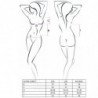 PASIÓN - CORSET NEGRO KATRISS PARA MUJER TALLA S/M