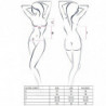 PASSION - CORSET NEGRO KATRISS PARA MUJER TALLA S/M