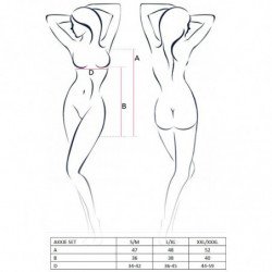 PASIÓN - CONJUNTO DE DISFRAZ DE ENFERMERA AKKIE PARA MUJER L/XL