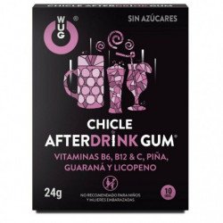 WUG GUM CHICLE AFTER DRINK 10 UDS