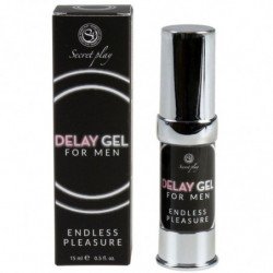 SECRETPLAY - GEL RETRASADOR PARA HOMBRES PLACER SIN FIN 15 ML