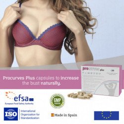 500 COSMÉTICOS - PROCURVES PLUS CÁPSULAS NATURALES PARA EL AUMENTO DE SENOS