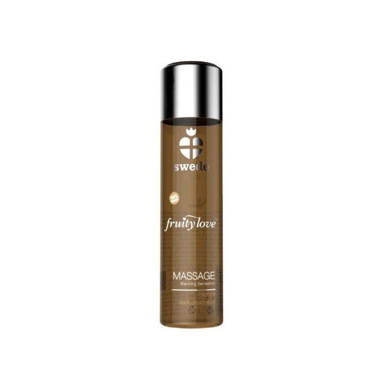 SWEDE - ACEITE DE MASAJE CON EFECTO CALIENTE FRUTAL AMOR CHOCOLATE NEGRO INTENSO 60 ML