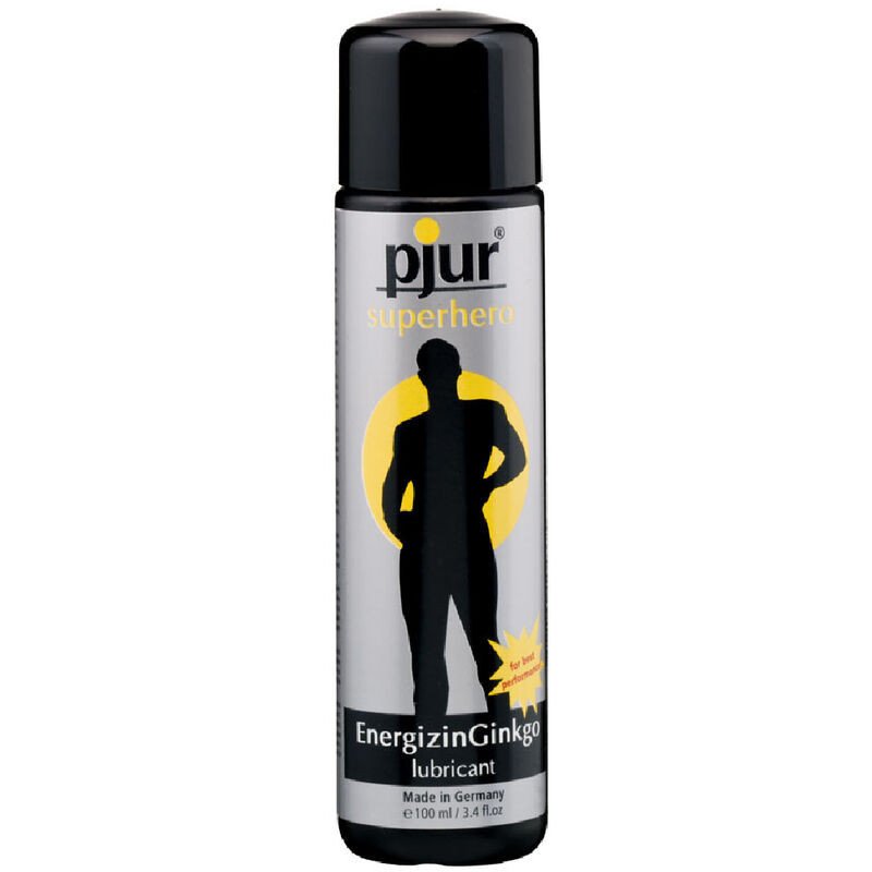 PJUR - LUBRICANTE ENERGIZANTE SUPERHÉROE GINKGO 100 ML