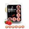 SECRETPLAY - SET DE 6 BOLAS BRASILEÑAS CON FRESAS Y CAVA