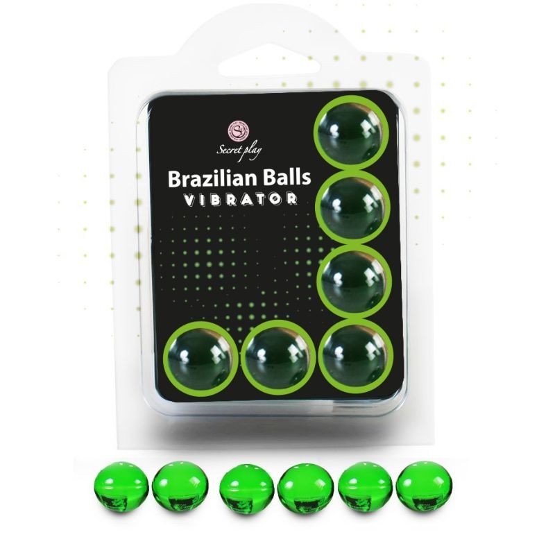 SECRETPLAY - SET DE 6 VIBRADORES DE BOLAS BRASILEÑAS
