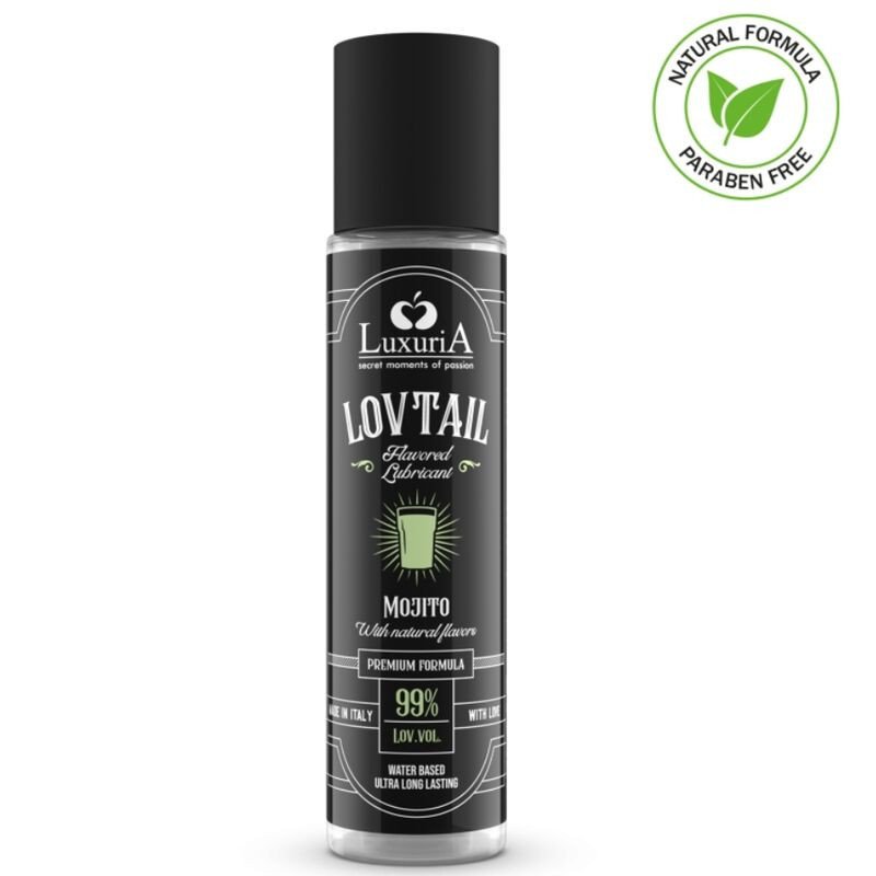 ÍNTIMA - LUBRICANTE A BASE DE AGUA LUXURIA LOVTAIL MOJITO 60 ML