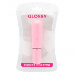 VIBRADOR DE BOLSILLO ROSA BRILLANTE