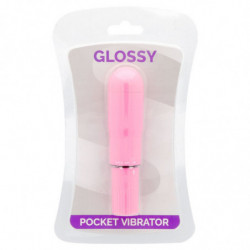 GLOSSY - VIBRADOR DE BOLSILLO ROSA PROFUNDA