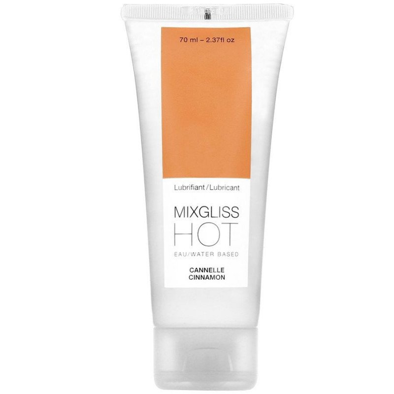 MIXGLISS - LUBRICANTE CON EFECTO TÉRMICO SABOR A CANELA 70ML
