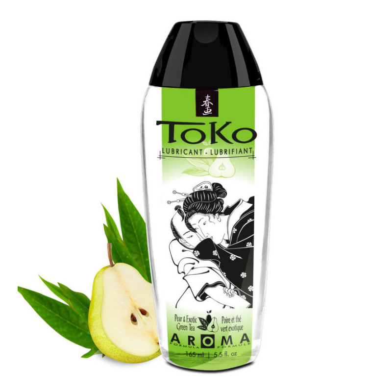 SHUNGA - TOKO AROMA LUBRICANTE PERA Y TÉ VERDE EXÓTICO