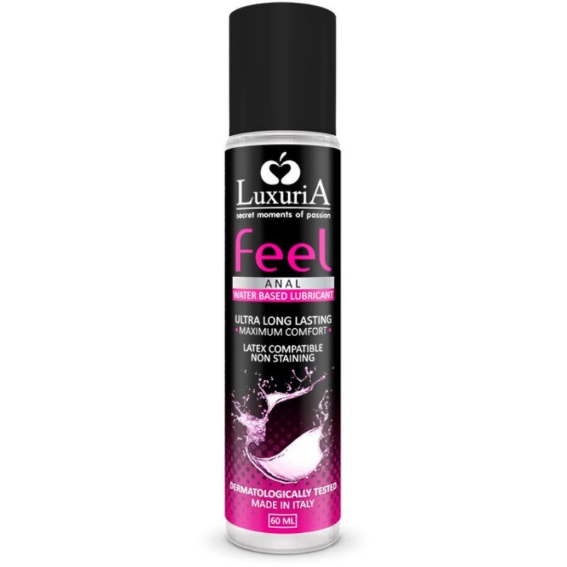 INTIMATELINE - LUBRICANTE ANAL A BASE DE AGUA LUXURIA FEEL 60 ML