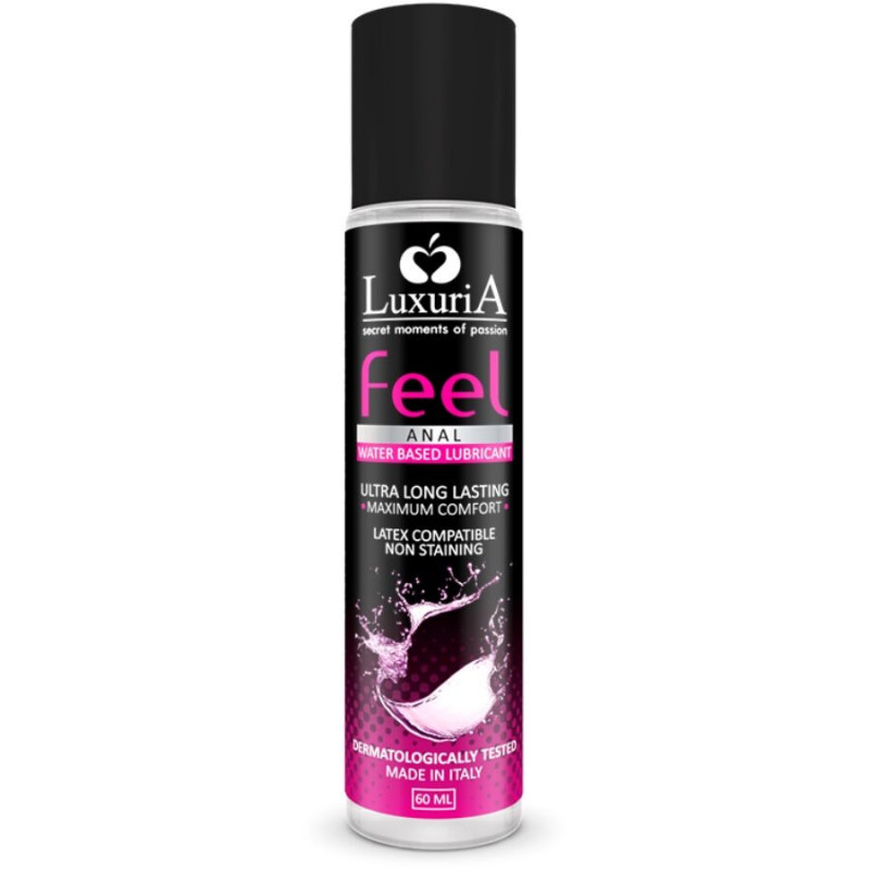 INTIMATELINE - LUBRICANTE ANAL A BASE DE AGUA LUXURIA FEEL 60 ML