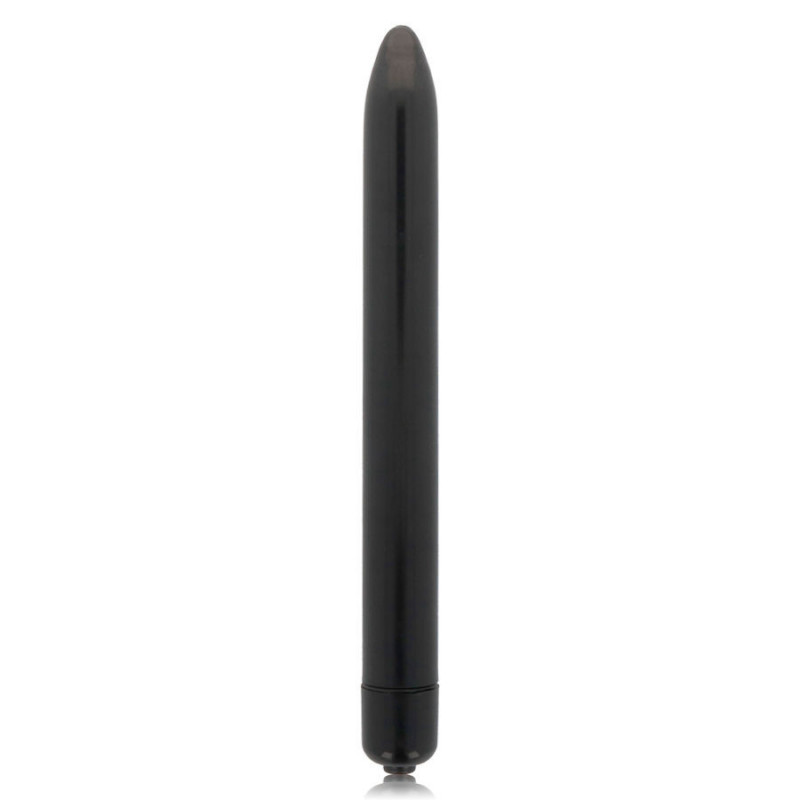 GLOSSY - VIBRADOR DELGADO NEGRO