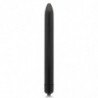 VIBRADOR DELGADO NEGRO BRILLANTE