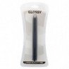 VIBRADOR DELGADO NEGRO BRILLANTE
