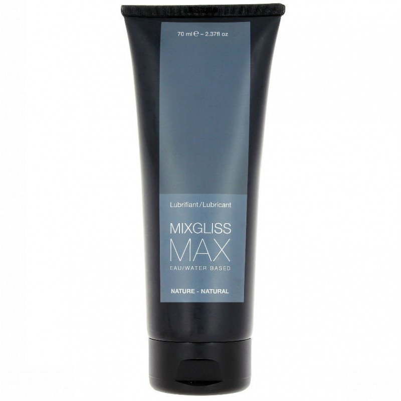 MIXGLISS MAX LUBRICANTE ANAL BASE AGUA NATURAL 70ML