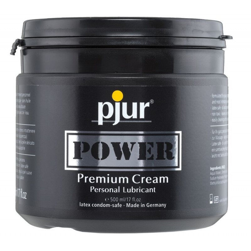 PJUR - POWER PREMIUM CREMA LUBRICANTE PERSONAL 500 ML