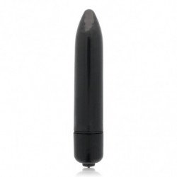 GLOSSY THIN VIBRADOR NEGRO