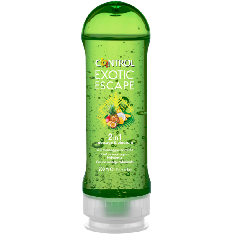 CONTROL - 2 EN 1 MASAJE Y PLACER EXÓTICO 200 ML