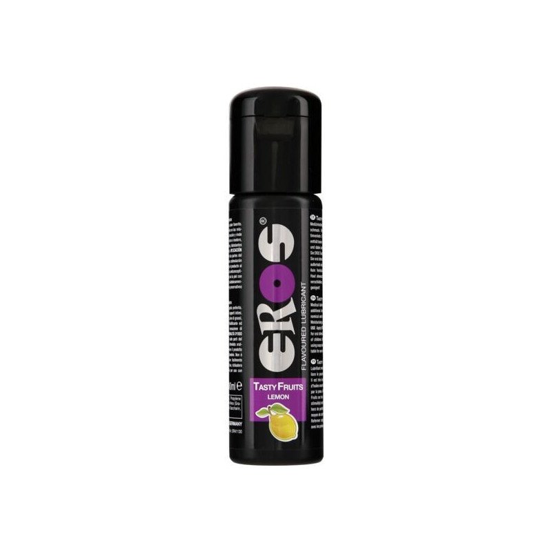 EROS - Lubricante con sabor a frutas y limón, 100 ml