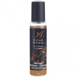 EXTASE SENSUAL - LUBRICANTE DE VIAJE CON SABOR A CHOCOLATE Y NARANJA 35 ML