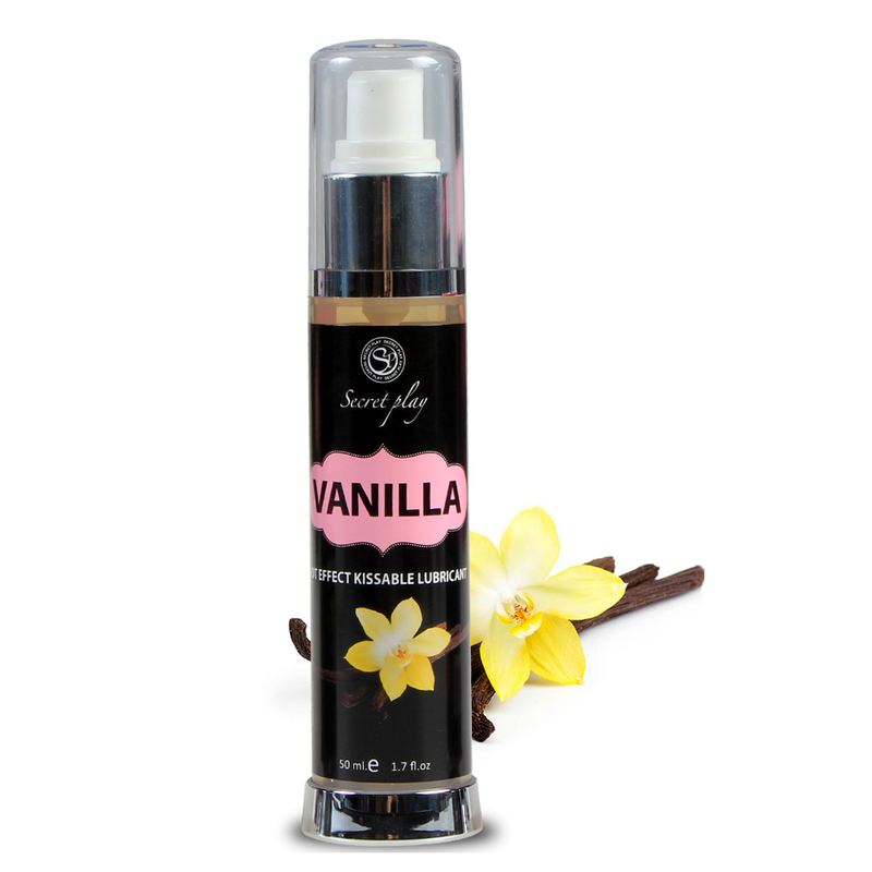 SECRETPLAY - LUBRICANTE 2 EN 1 EFECTO CALOR VAINILLA 50 ML