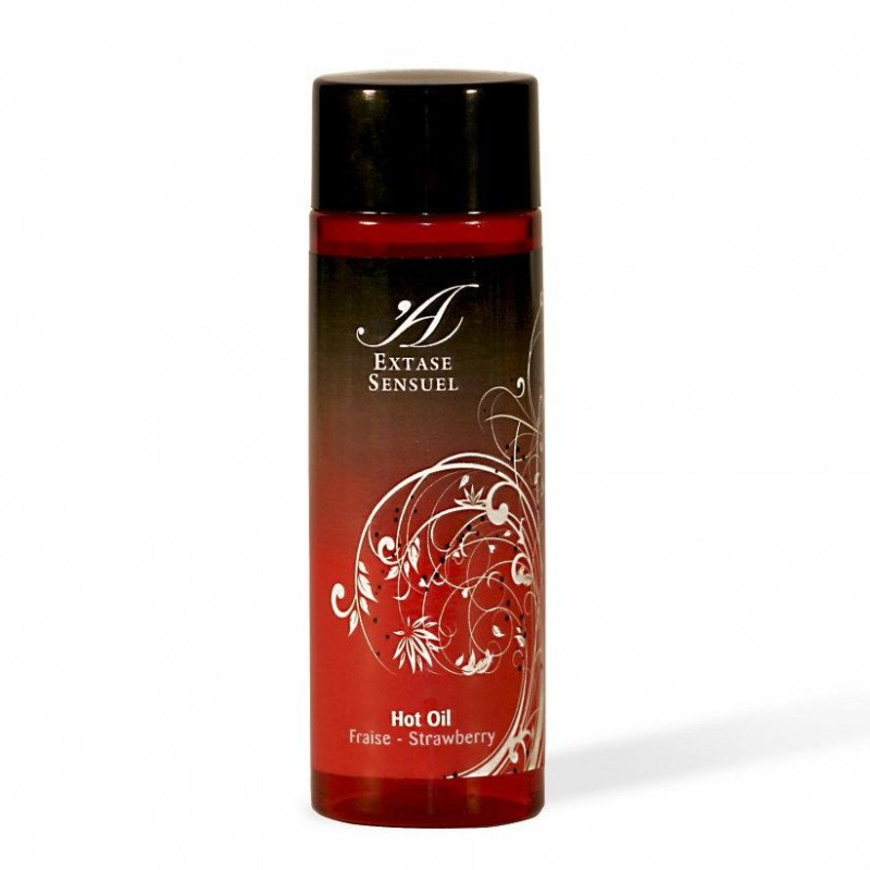 EXTASE SENSUAL - ACEITE ESTIMULANTE DE CALOR CON FRESA 100 ML