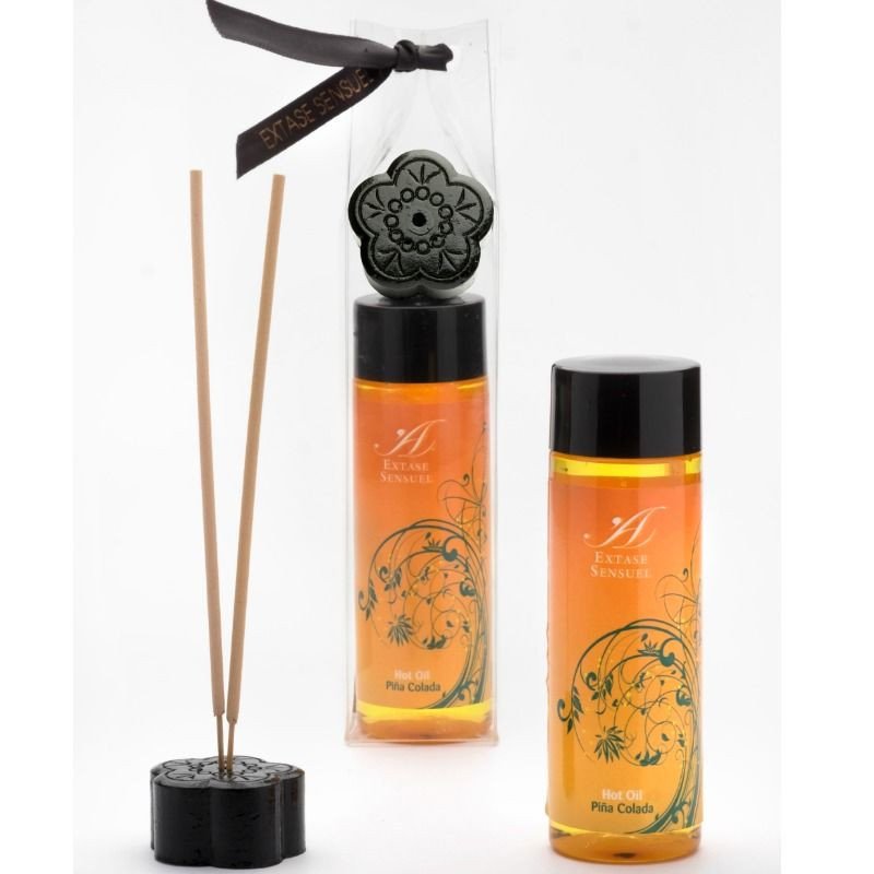 EXTASE SENSUAL - ACEITE ESTIMULANTE CON CALOR PIÑA COLADA 100 ML