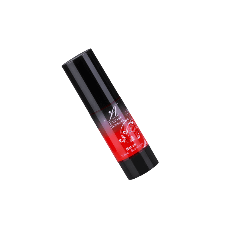 EXTASE SENSUAL - ACEITE ESTIMULANTE DE CALOR CON SABOR A FRESA 30 ML
