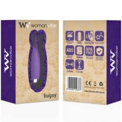 WOMANVIBE - ESTIMULADOR DE CONEJO DE SILICONA BUGSY