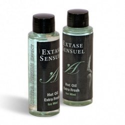 EXTASE SENSUAL - ACEITE DE MASAJE CON EFECTO HELADO EXTRA FRESCO 100 ML