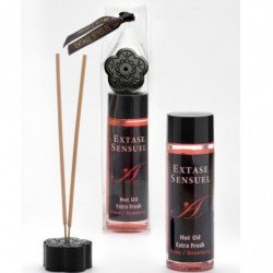 EXTASE SENSUAL - ACEITE DE MASAJE CON EFECTO DE FRESA EXTRA FRESCA 100 ML