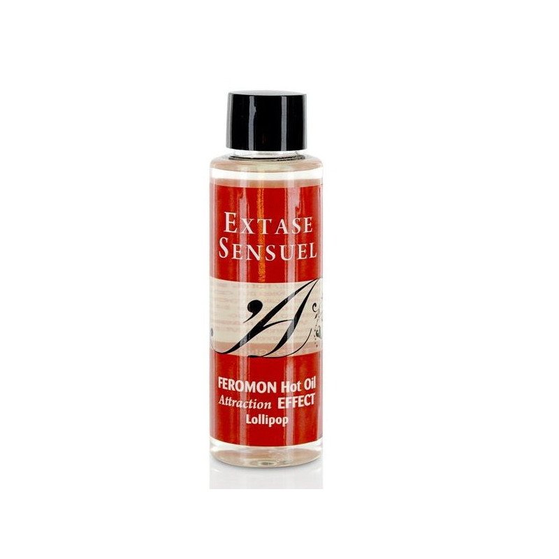 EXTASE SENSUAL - ACEITE DE MASAJE CON EFECTO CALORÍFERO Y FEROMONAS PIRULET 100 ML