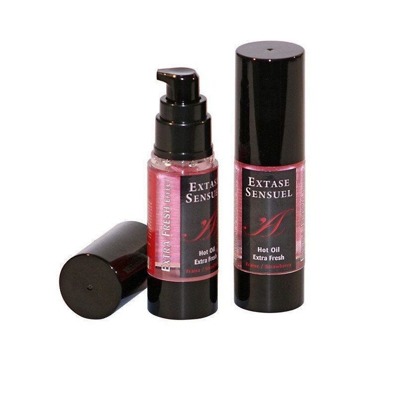 EXTASE SENSUAL - ACEITE DE MASAJE CON EFECTO DE FRESA EXTRA FRESCA 30 ML