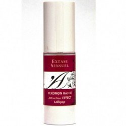 EXTASE SENSUAL - ACEITE DE MASAJE CON EFECTO CALORÍFERO Y FEROMONAS DE PIRULETA 30 ML