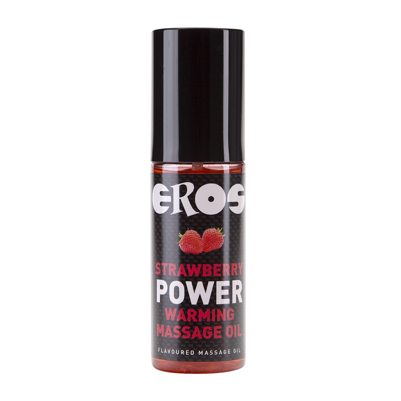 Aceite de masaje calentador EROS de fresa
