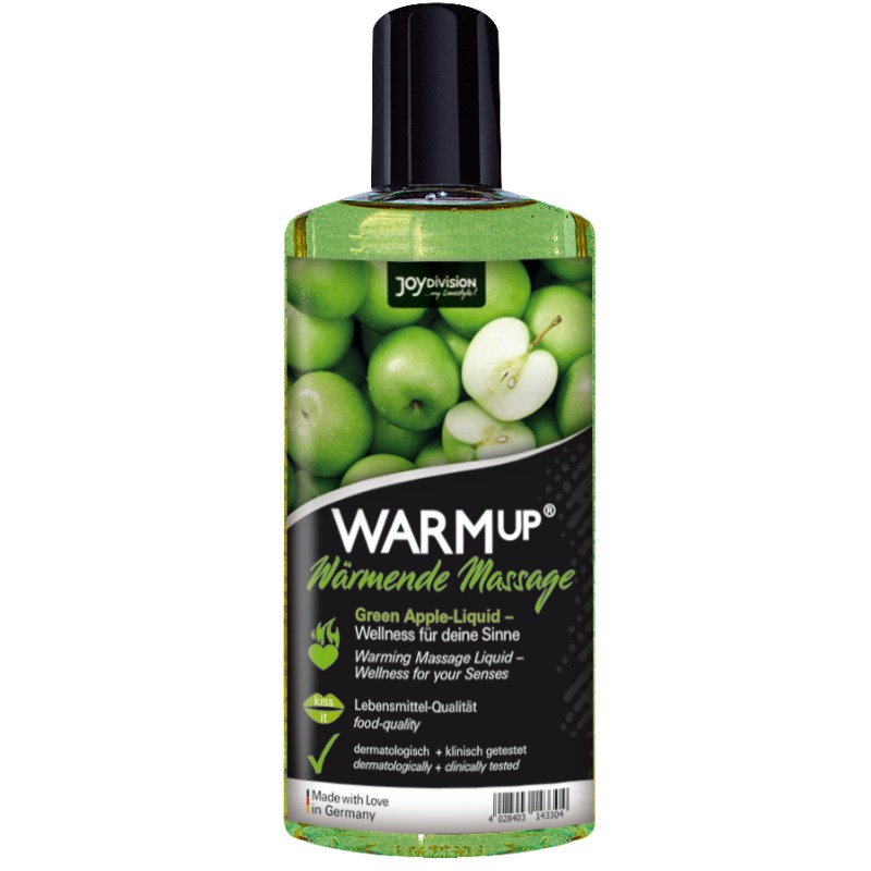 ACEITE DE MASAJE DE MANZANA VERDE JOYDIVISION WARMUP - 150 ML
