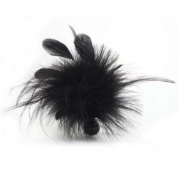 BIJOUX - POLVO DE PLUMAS CON POMPONES